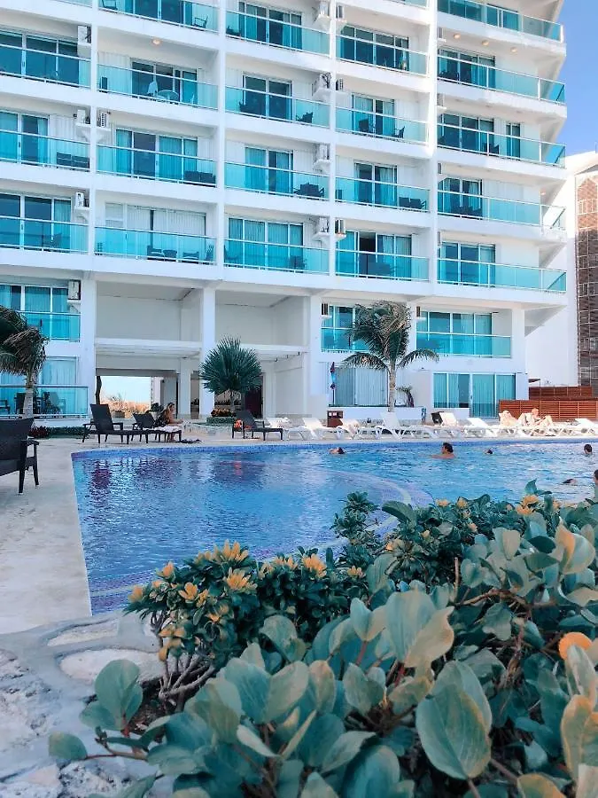Ocean Front Studio Apartment Cancun Mexico